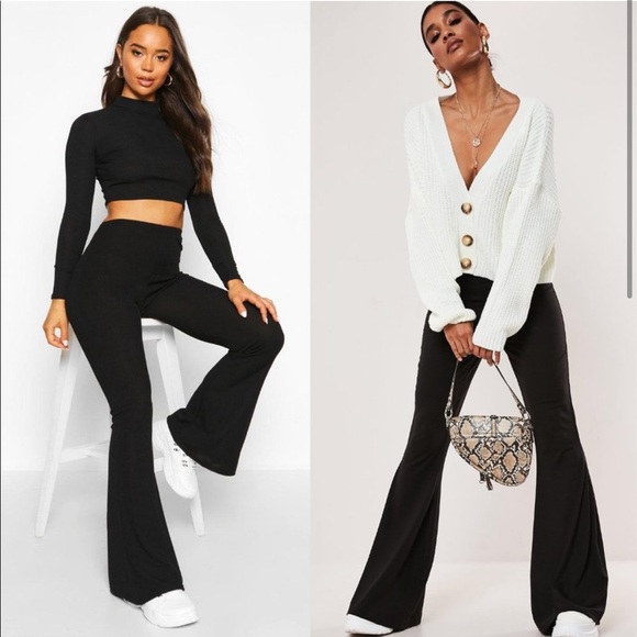 Petite Black Flare Pants 🖤 - Picture 3 of 4